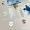 thumbnail image 4 of Art Remedy Soft Color Abstracts Canvas, 40" x 40", Gallery Wrapped, Veil of Azure II, 4 of 7