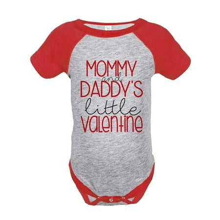 

Custom Party Shop Girl s Little Valentine Happy Valentine s Day Red Onepiece