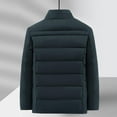 thumbnail image 4 of GuangCheng Mens Quilted Puffer Jackets,Stand Collar,Winter Fleece Warm Thick Coat,with Zippered Pockets,Dark Blue,4XL, 4 of 4