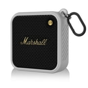 Marshall Willen Bluetooth Speaker, Black & Brass, Waterproof - With Box Protective Shell--Audio+silver protective cover