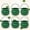 Green 3", variant on PMU 6" St. Patrick's Day Pot of Gold Bucket Plastic Cauldron For St. Patrick's Day Leprechaun & Mardi Gras Party Decoration Supply Accessory