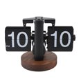 thumbnail image 2 of Retro Flip Down Clock, Flip Desk Clock, Vintage Design Auto Flip Mechanical Gear Table Clock, Large Number, Battery Powered, for Home, Office, 2 of 7