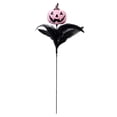 thumbnail image 3 of Clearance Sale! Gothic Halloween Skeleton and Pumpkin Picks Set of 2, Feather Accent Floral Arrangement for Vase Table Centerpiece Decor, 3 of 5
