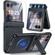 thumbnail image 1 of wonima11 Magnetic for Motorola Razr+ Plus 2025 Case/Moto Razr+Plus 2024 Case [Hinge Protection＆Kickstand] [Built-in Screen Protector] Shockproof Slim Rugged Phone Case for Razr+ 2025/2024,Black, 1 of 1