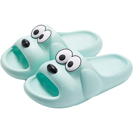 

CoCopeaunts Puppy Slides for Women Cute Non-slip Open Toe Sandals Bathroom Shower Shoes Beach Sandals Indoor & Outdoor