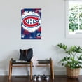 thumbnail image 3 of NHL Montreal Canadiens - Maximalist Logo 23 Canvas Wall Poster, 22.375" x 34", 3 of 4