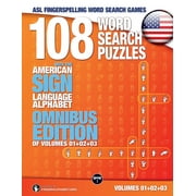 FINGERALPHABET ORG; LASSAL; LASSAL ASL Fingerspelling Word Search Games: 108 Word Search Puzzles with the American Sign Language Alphabet Volume 04: ASL Fingerspelling Word Search Games (Paperback)