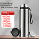 thumbnail image 1 of Vaso de agua Smart Business recto de gran capacidad de 1200 ml con tapa y aislamiento simple de acero inoxidable 304, 1 of 1