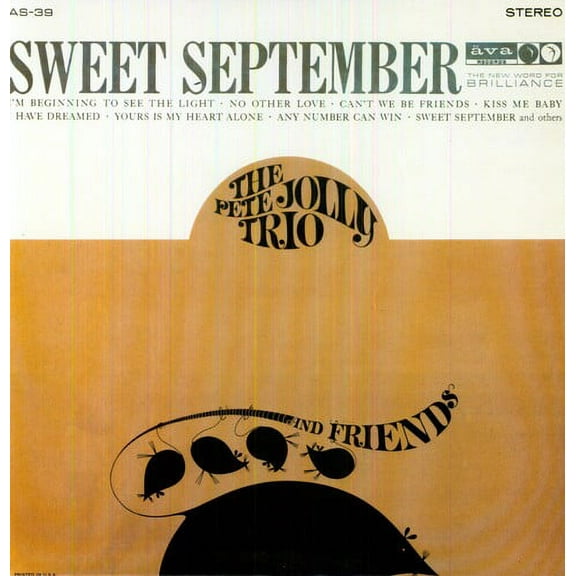 Pete Jolly Trio - Sweet September - Music & Performance - Vinyl