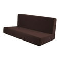 thumbnail image 4 of jiaping 4 Pieces Cushion Covers, RV Seat Covers, Easy Fitted Soft Dinette Cushion dark brown, 4 of 8