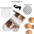thumbnail image 3 of Fotbe Yak for 4Pcs Oven Mitts and Pot Holders, 500℉ Heat Resistant Oven Mitts , Non-Slip Silicone Surface Safe for Baking, Cooking, BBQ, 3 of 6
