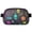 Neon Halloween Pattern, variant on Orange Halloween Bats Cute Fanny Packs for Women,Travel Waterproof Crossbody Fanny Bags Waist Purse for Women Anti Theft Adjustable Strap for Running Travel Cycling