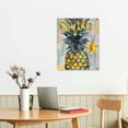 thumbnail image 3 of PIKWEEK Square Canvas Wall Art Abstract Painting,Colorful Pineapple Fruit Pattern Artworks with  Ready to Hang Art Painting for Home Office Decor &nbsp;12*16in/16*20in, 3 of 5