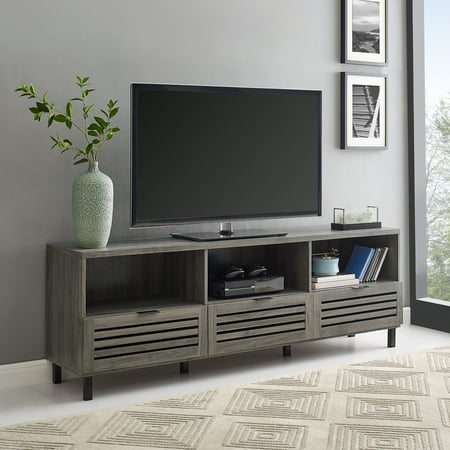 15' Center Drawers - Manor Park 3 Drawer TV Stand for TV's up to 78