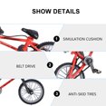 thumbnail image 4 of Miangastore Miniature Finger Mountain Riding Bike Green 2 Sets 3x4in, 4 of 8