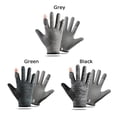 thumbnail image 3 of Outdoor Ice Silk Driving Cycling Nonslip Summer Gloves Thin Mittens Fishing Gloves Sun Protection BLACK, 3 of 8