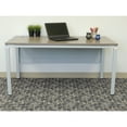 thumbnail image 4 of Boss Office Products Single Desk, 71" x 30"Desk Top, Driftwood, 4 of 4
