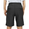 thumbnail image 2 of 33,000ft Mens Daily Shorts with Elastic Waist Drawstring Summer Casual Sports Shorts for Hiking Camping Dating Working Black 38W, 2 of 7