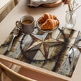 thumbnail image 3 of Vintage Western Country Patriotic Placemats Set of 12, Independence Day Non-Slip Place Mats Washable Table Mats for Kitchen Dining Table Decorations Indoor/Outdoor, 3 of 9