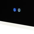 thumbnail image 4 of LED Bathroom Mirror, Wall Mounted Backlit Glass Mirror, Brightness Memory Touch Sensor, Intelligent Dual Control Illuminating Glow Horizontal/Vertical Mirror, 4 of 6