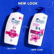 Head and Shoulders 2 in 1 Dandruff Shampoo and Conditioner, Smooth and Silky, 28 oz
