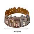thumbnail image 3 of IMossad Gingerbread House Christmas Tree Collar LED Christmas Tree Collar Suitable for Gingerbread House Christmas Tree Skirt LED Christmas Tree Collar Diameter, 3 of 7