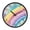 Glittery Rainbow, variant on Voice Activated Clock with Glow Light 12 Inch Large Silent Wall Clock Battery Operated for Home Decor Colored Balls