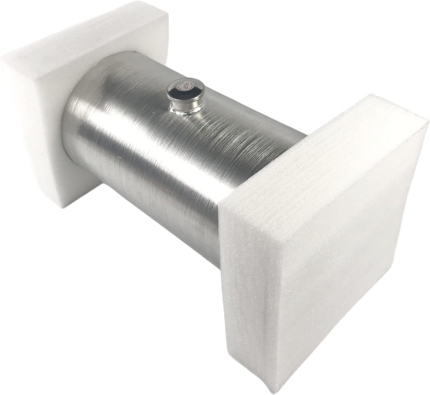 JSD 19 1/4 Gallon Auxiliary Aluminum Gas Tank / Fuel Tank 12 x 40" Center Fill 3/8" NPT Outlet