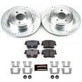 thumbnail image 3 of PowerStop Rear Z23 Evolution Sport Carbon-Fiber Ceramic Brake Pad and Drilled & Slotted Rotor Kit Fits: CHRYSLER DODGE Select Models K1720, 3 of 10