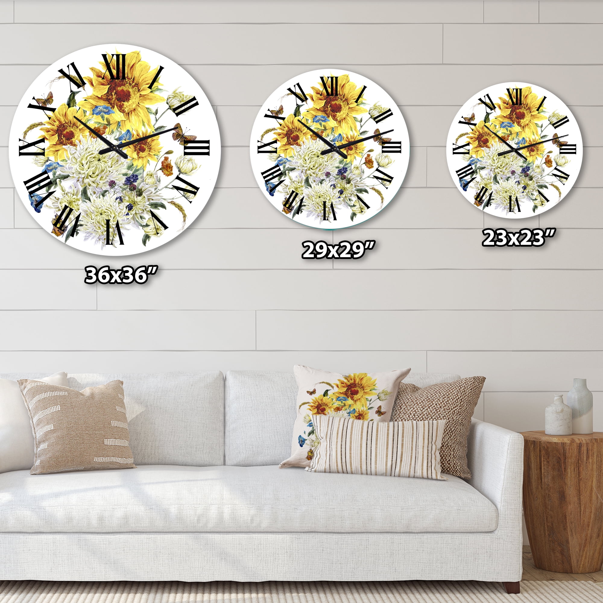 Designart 1 in Traditional Wall Clock
