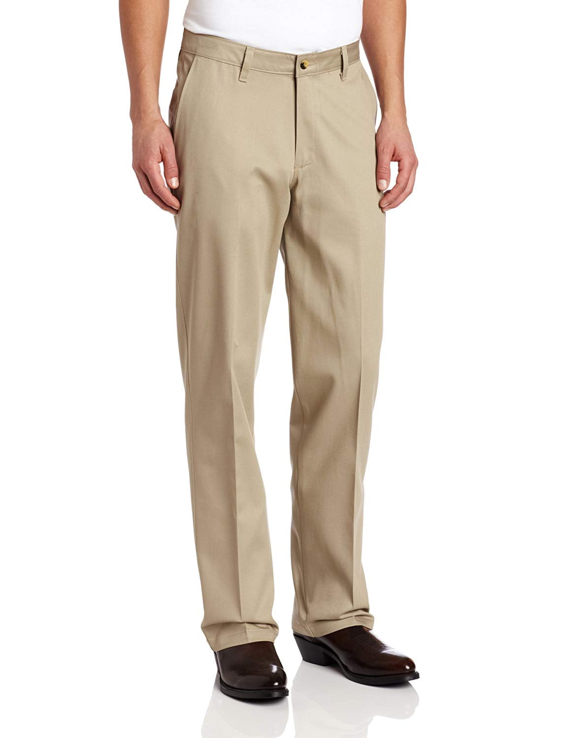 wrangler riata flat front slacks