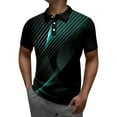 thumbnail image 1 of PEASKJP Golf Polo pour Hommes, Décontracté, Uni, Élégant, Performance, Col, Bleu m, 1 of 4