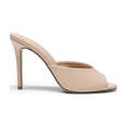 thumbnail image 2 of DREAM PAIRS Mule Heels for Women High Heels Stiletto Open Round Peep Toe Mules Sandals Slip on Dress Shoes Sexy Heeled for Party Dressy Prom Wedding, 2 of 8
