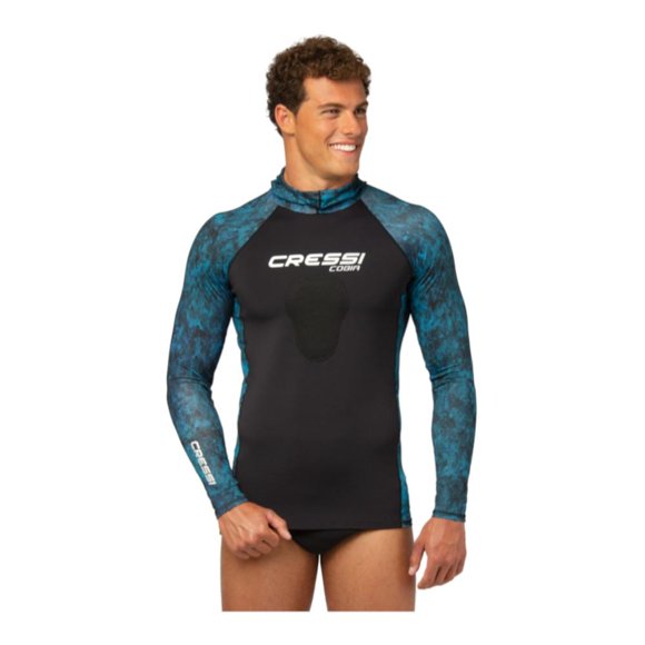 Playera para Caballero Cressi Cobia Hunter Manga Larga Talla L Azul