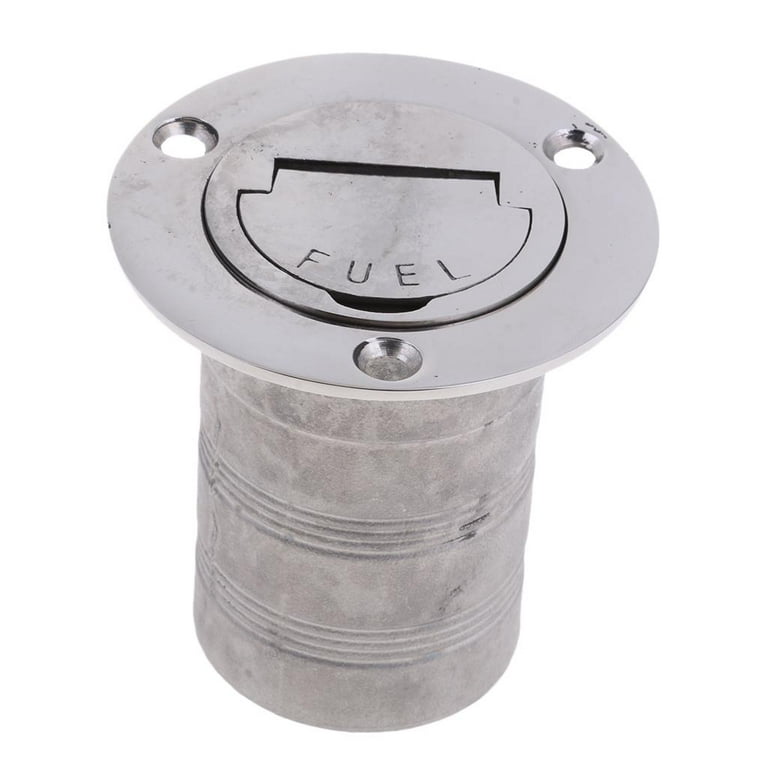 2 Inch (50mm) Marine Grade 316 Stainless Steel Deck Fill/Filler With Keyless Cap – For Boat, Yacht, Caravan & RV