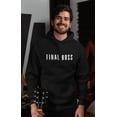 thumbnail image 2 of The Rock FInal Boss Brahma Bull Black Pullover Hoody, 2 of 7