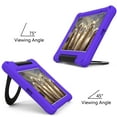thumbnail image 3 of Case for iPad Mini 6th Generation 2021 (8.3 inch), Allytech Slim Kidsproof Foldable Handle Viewing Stand Durable Skid-Proof EVA Protective Case for Apple iPad Mini 6 2021(A2567/A2568/A2569), Purple, 3 of 6