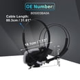 thumbnail image 4 of Motor de actuador de cerradura de puerta eléctrica del lado derecho delantero con cable para Nissan Sentra 07-12 No.805003BA0A Negro, 4 of 7