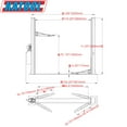 thumbnail image 3 of KATOOL KT-H100 Hydraulic Two Post Vehicle Lift for Car and Truck, 10,000lbs, 1800mm, 3 of 6