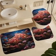 thumbnail image 6 of Independence Day Of The United States Flag Shower Curtain Sets with Rugs 4 Piece Rustic, 6 of 8