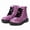 Purple TPU Glitter, variant on Kids Glitter Ankle Boots Waterproof Girls Martin Boots Sliver PU Glitter Boots for Daily Outdoor 3 Big Kid
