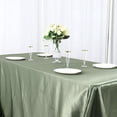 thumbnail image 4 of BalsaCircle 90" x 156" Satin Rectangular Tablecloth Eucalyptus Sage Green, 4 of 8