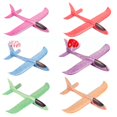 thumbnail image 2 of Avión de espuma espesa, avión luminoso para lanzar con las manos, avión oscilante luminoso, modelo de juguete de espuma EPP, 2 of 6