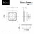 thumbnail image 3 of KRAUS Stainless Steel Strainer, 3 of 5