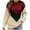 Wine#K, variant on HAPIMO Womens Sweaters Fall Fashion Lantern Sleeve Round Neck Knitwear Colorblocked Casual Jumper Pullover Sweaters for Women Gray S