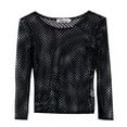 thumbnail image 5 of T-Shirt à Manches Longues pour Femmes en Mesh d'Été, 5 of 5