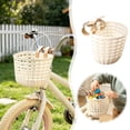 thumbnail image 2 of Lume Wear Bike Front Basket for Kids with Adjustable Straps a Heavy Duty Woven Basket for Handlebar Mount. A Lightweight Cargo Carrier That Fits Most Childrens Bicycles for Toys Snacks, 2 of 7