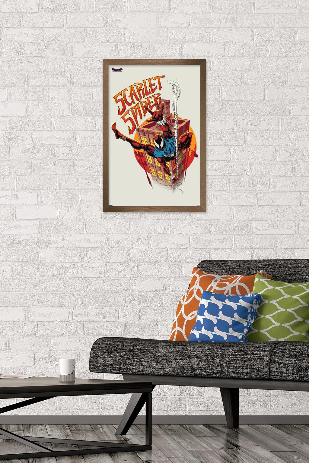 Marvel Spider-Man: Across The Spider-Verse - Scarlet Spider Wall Poster, 14.725" x 22.375" Framed
