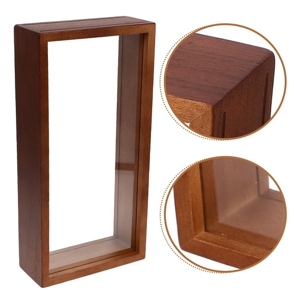 LITINKIMI Dried Flower Display Frame Multi Wood 2Pcs Home Decoration