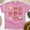 Azalea, variant on Cute Christian Love Icons T-Shirt - Pink Bow & Faith Symbols Teen, Ash, Size S